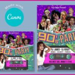 90S Invitation Template Dev onallcylinders