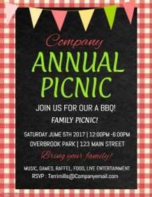 94 Customize Our Free Blank Picnic Invitation Template Formating For 