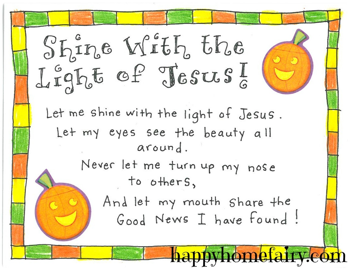 A Christian Pumpkin Windsock Craft FREE Printable Happy Home Fairy