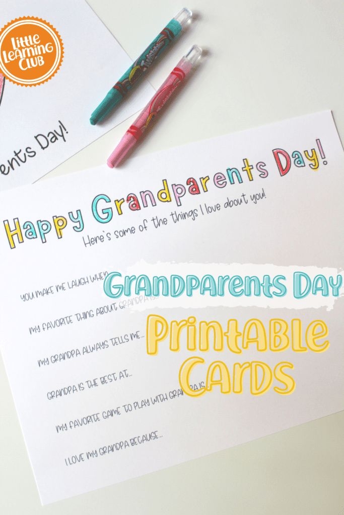 A Cute Way To Celebrate The Grandparents In Your Life Free 