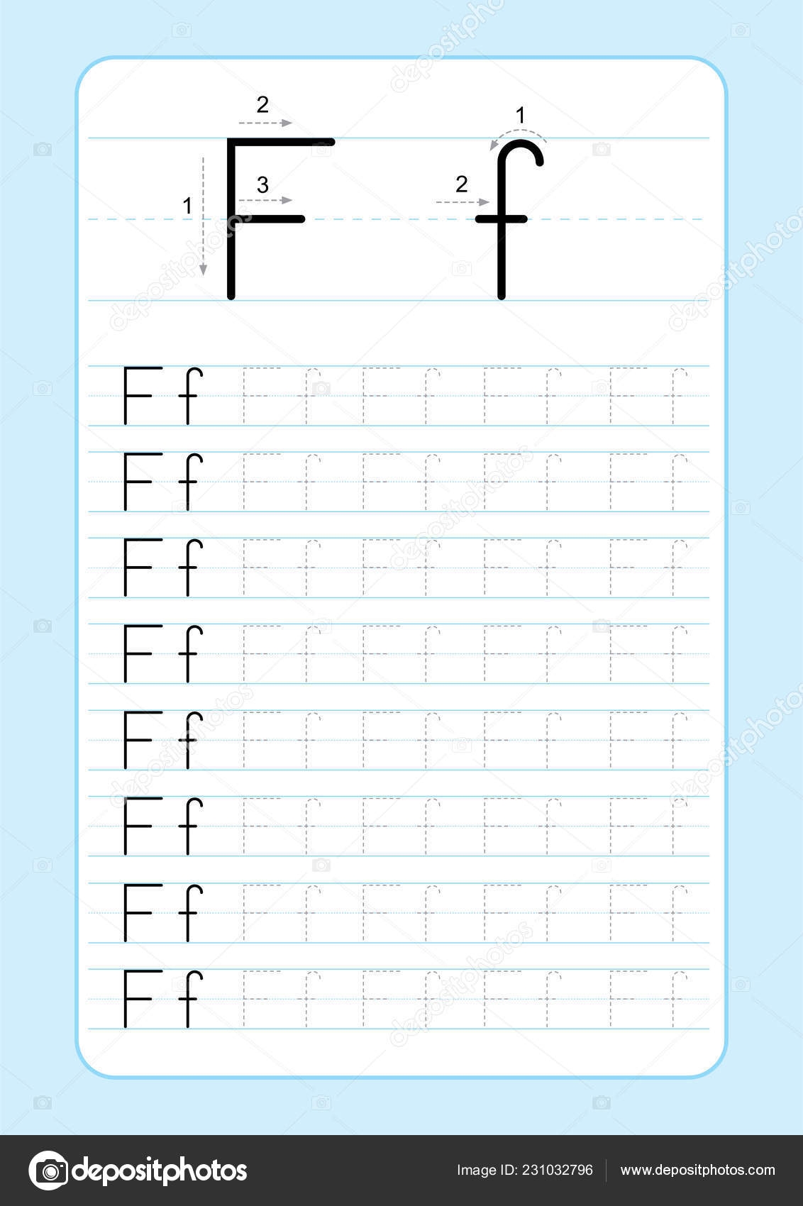 Abc Alphabet Letters Tracing Worksheet Alphabet Letters Basic Writing 