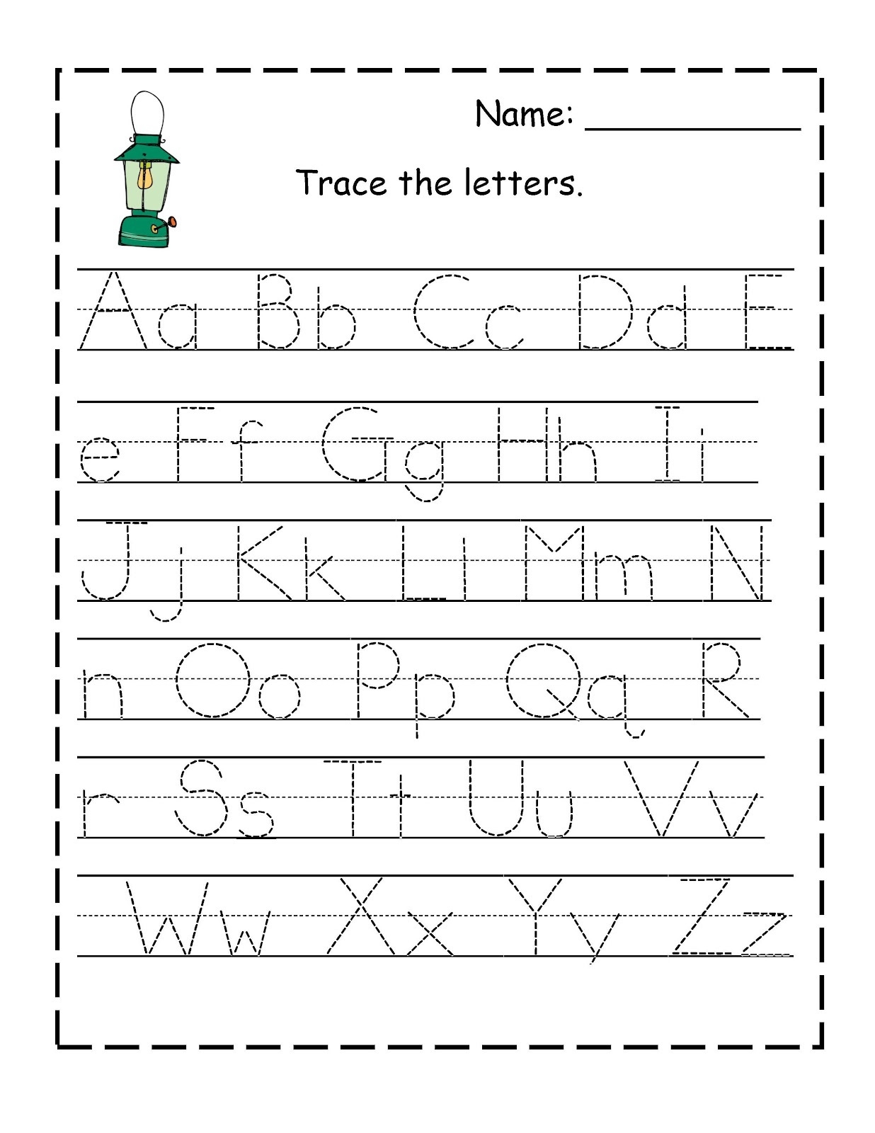 abcs worksheets