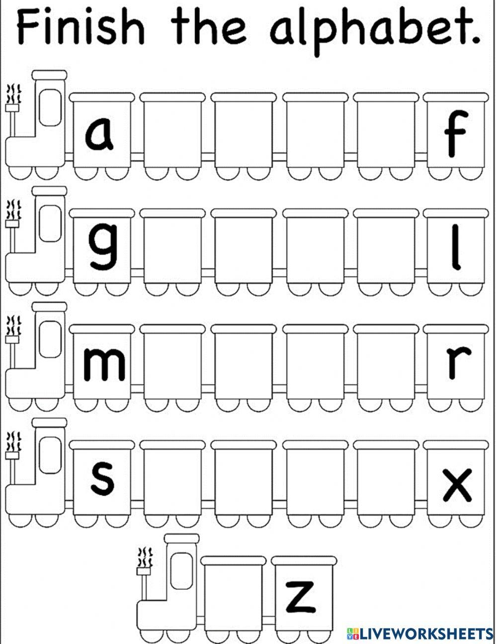 ABC Worksheets For Kindergarten Printables PDF Worksheetspack 