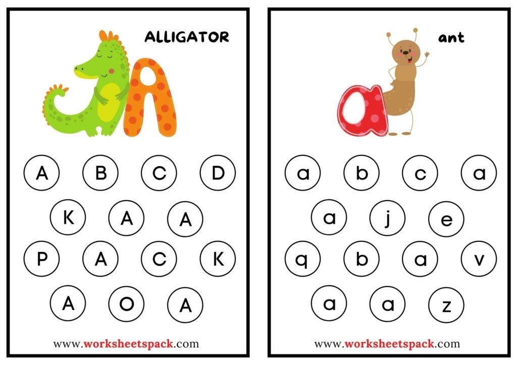 ABC Worksheets For Kindergarten Printables PDF Worksheetspack