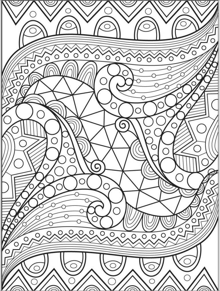 Abstract Coloring Pages ColoringBay