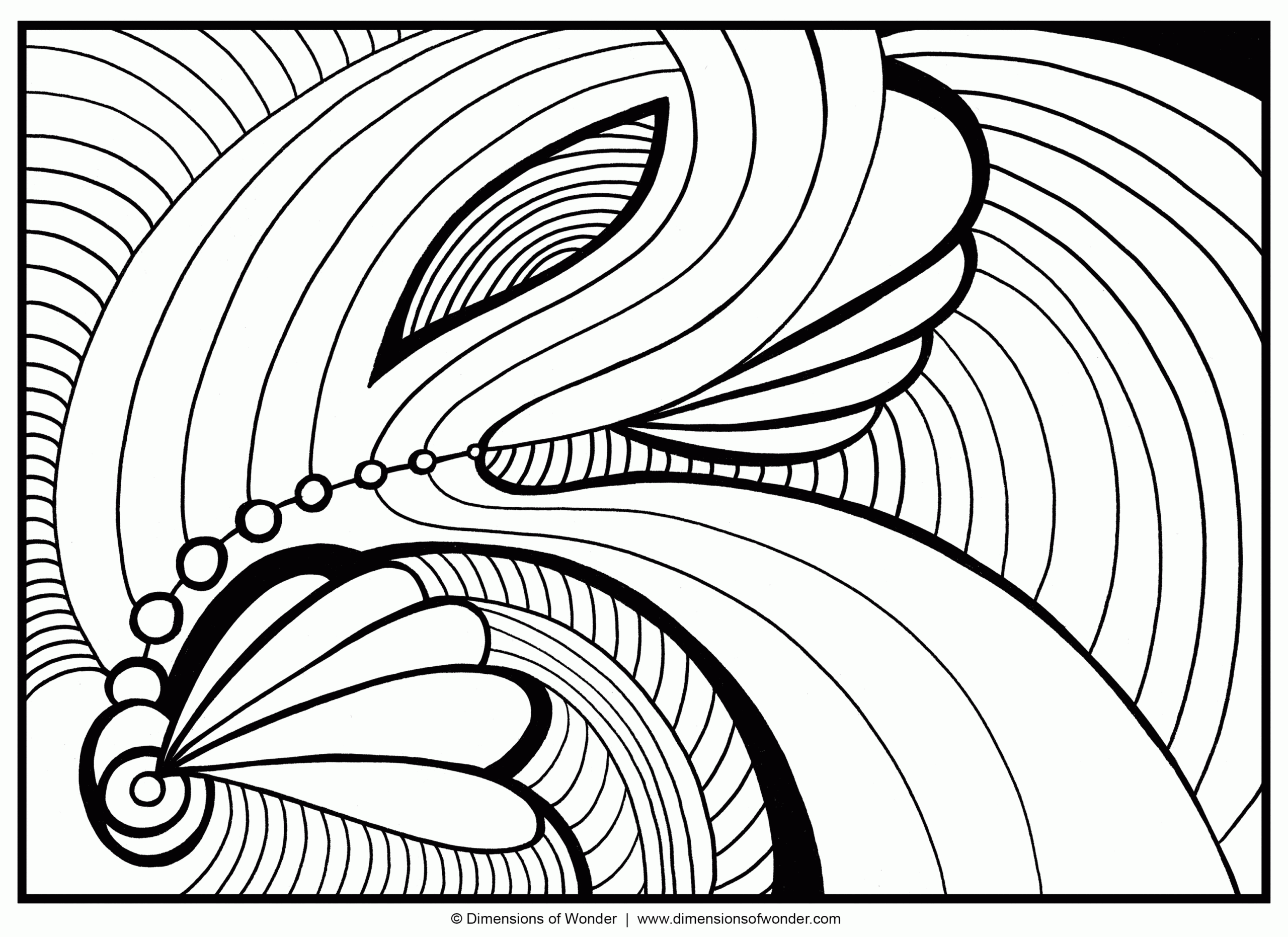 Abstract Coloring Pages For Adults Coloring Home