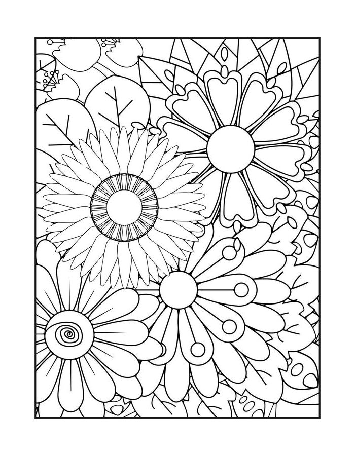Abstract Art Coloring Pages