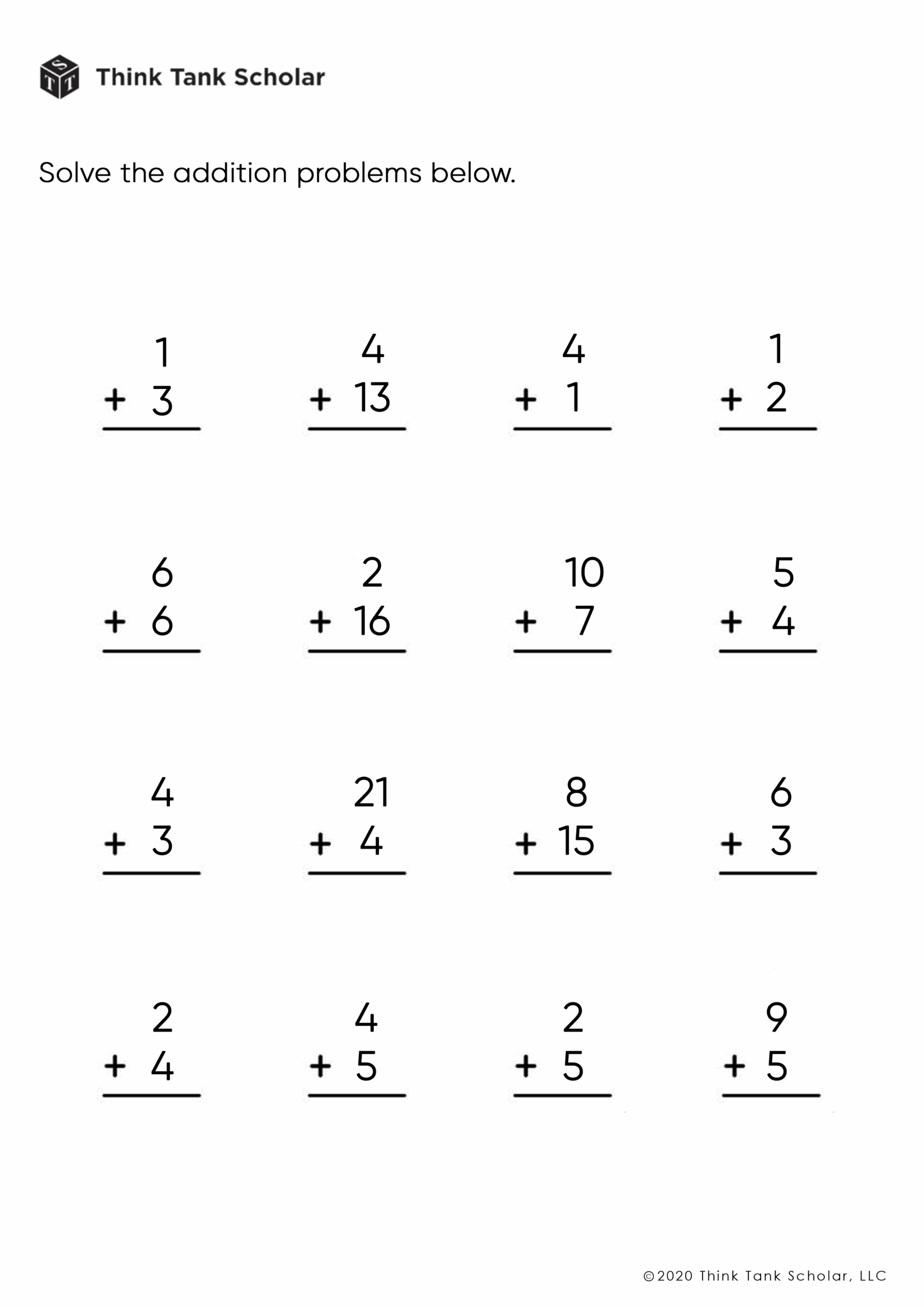 printable worksheets subtraction