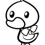 Adorable Duckling Coloring Page Free Printable Coloring Pages For Kids