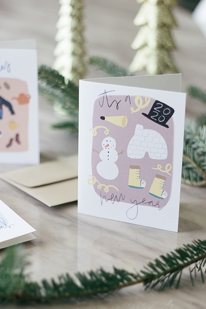 holiday card printables