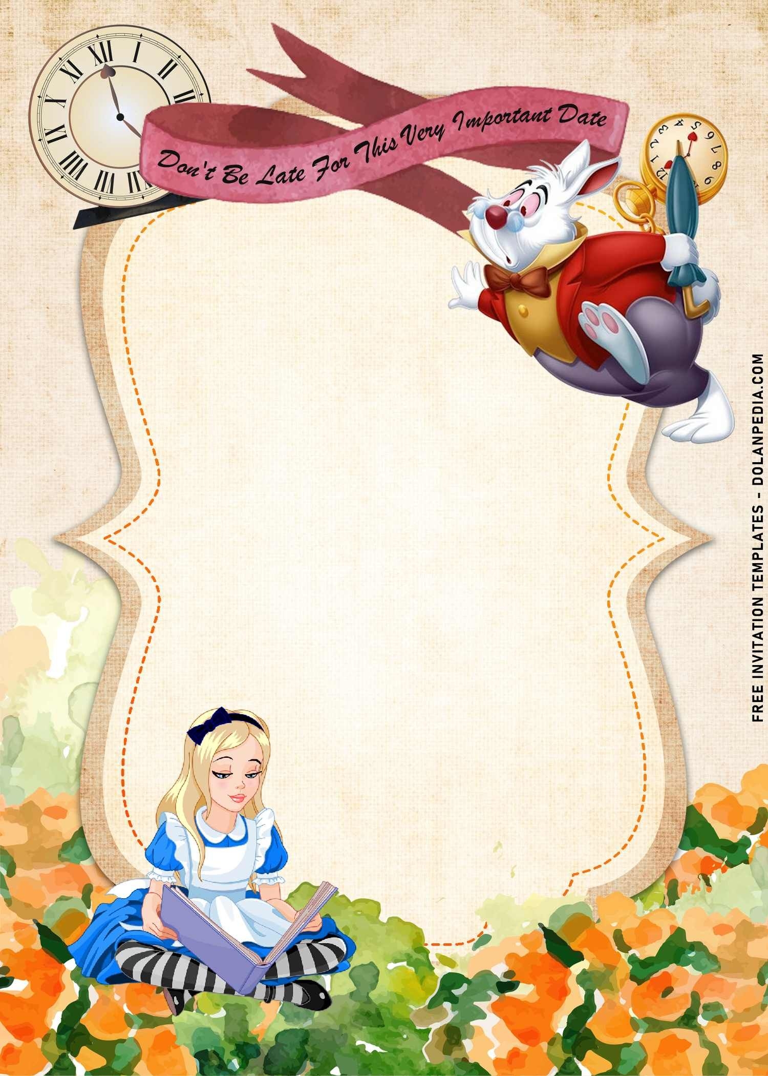 Alice In Wonderland Slides Template Dev onallcylinders