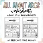 All About ABCs Worksheets By XoMissO Teachers Pay Teachers