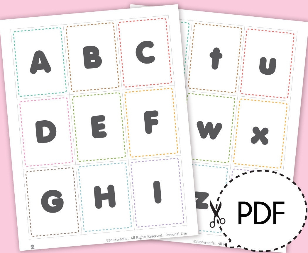 letter cards printable pdf