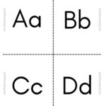 Alphabet Flash Cards Printable Pdf Free Infoupdate