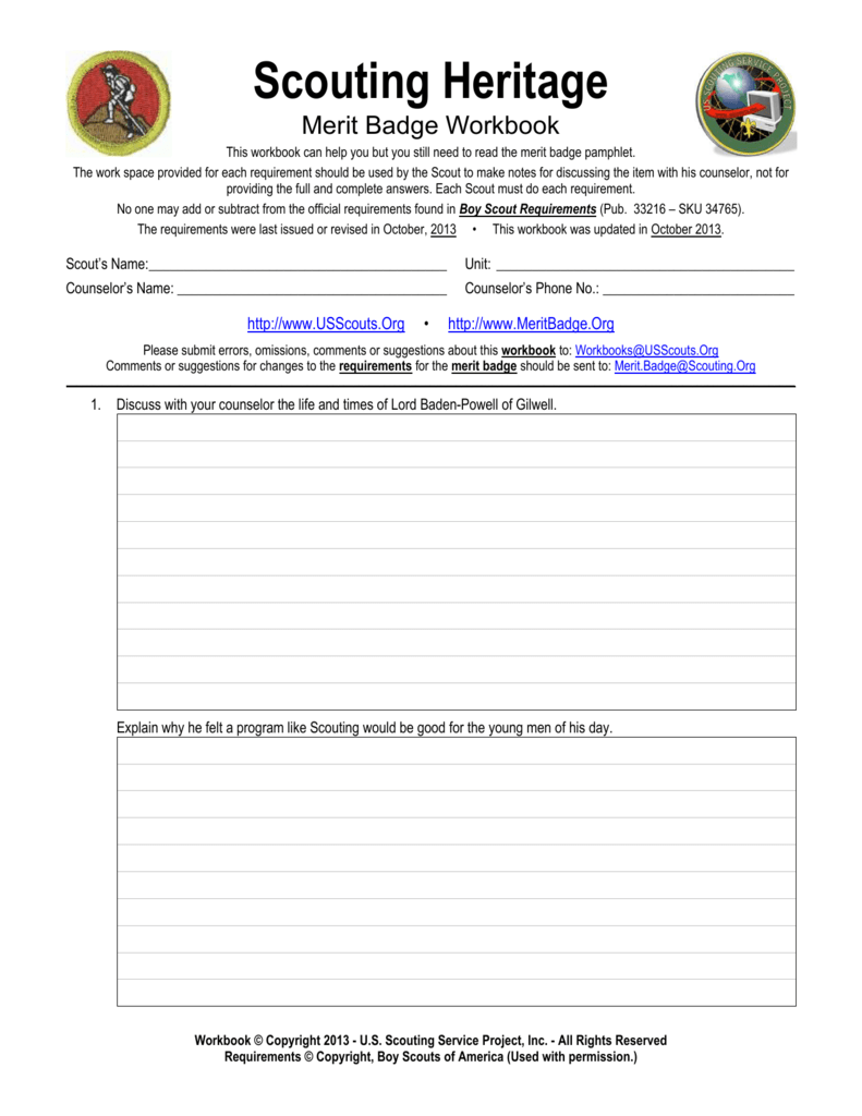 Amazon Personal Management Merit Badge Pamphlet Merit Badge
