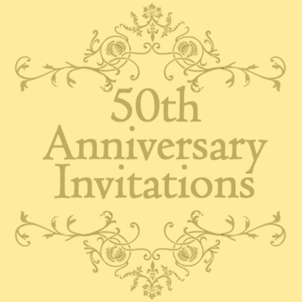 Anniversary Invitations Templates