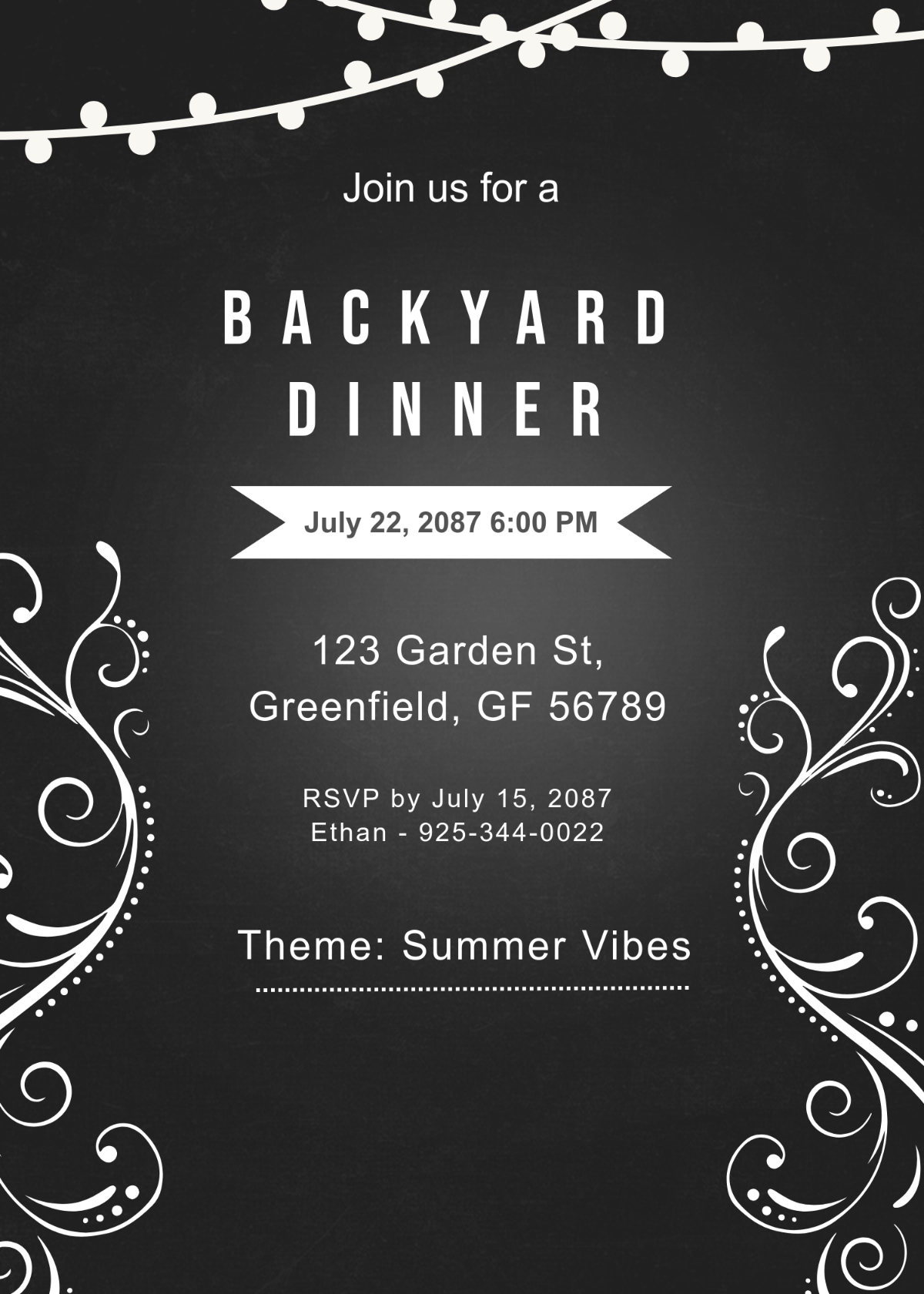 Annual Dinner Invitation Card Template Free Pdf Infoupdate