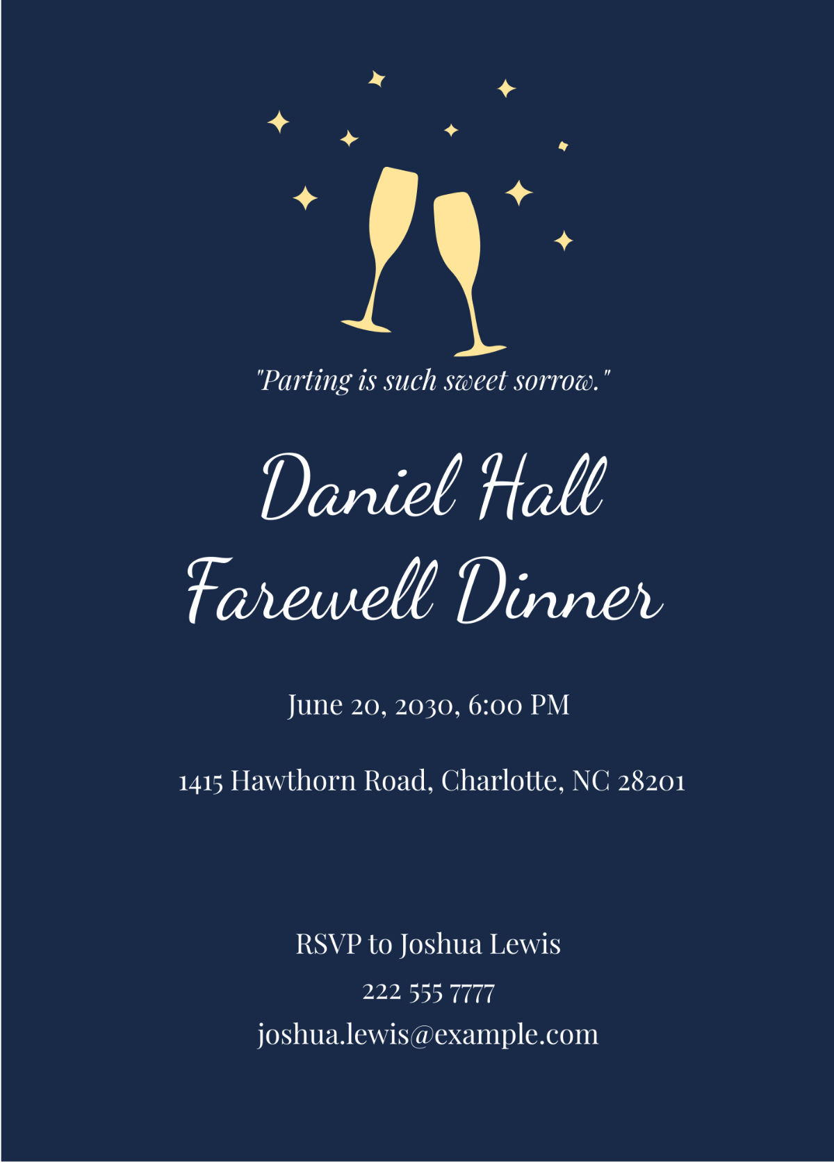 Annual Dinner Invitation Card Template Free Pdf Infoupdate