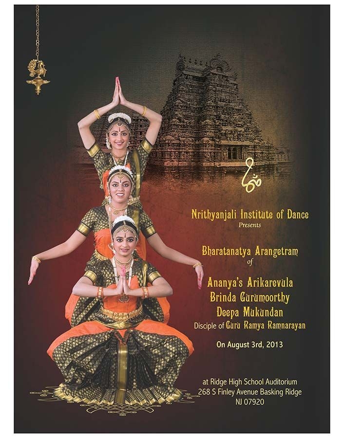 Arangetram Invitation Templates Dev onallcylinders