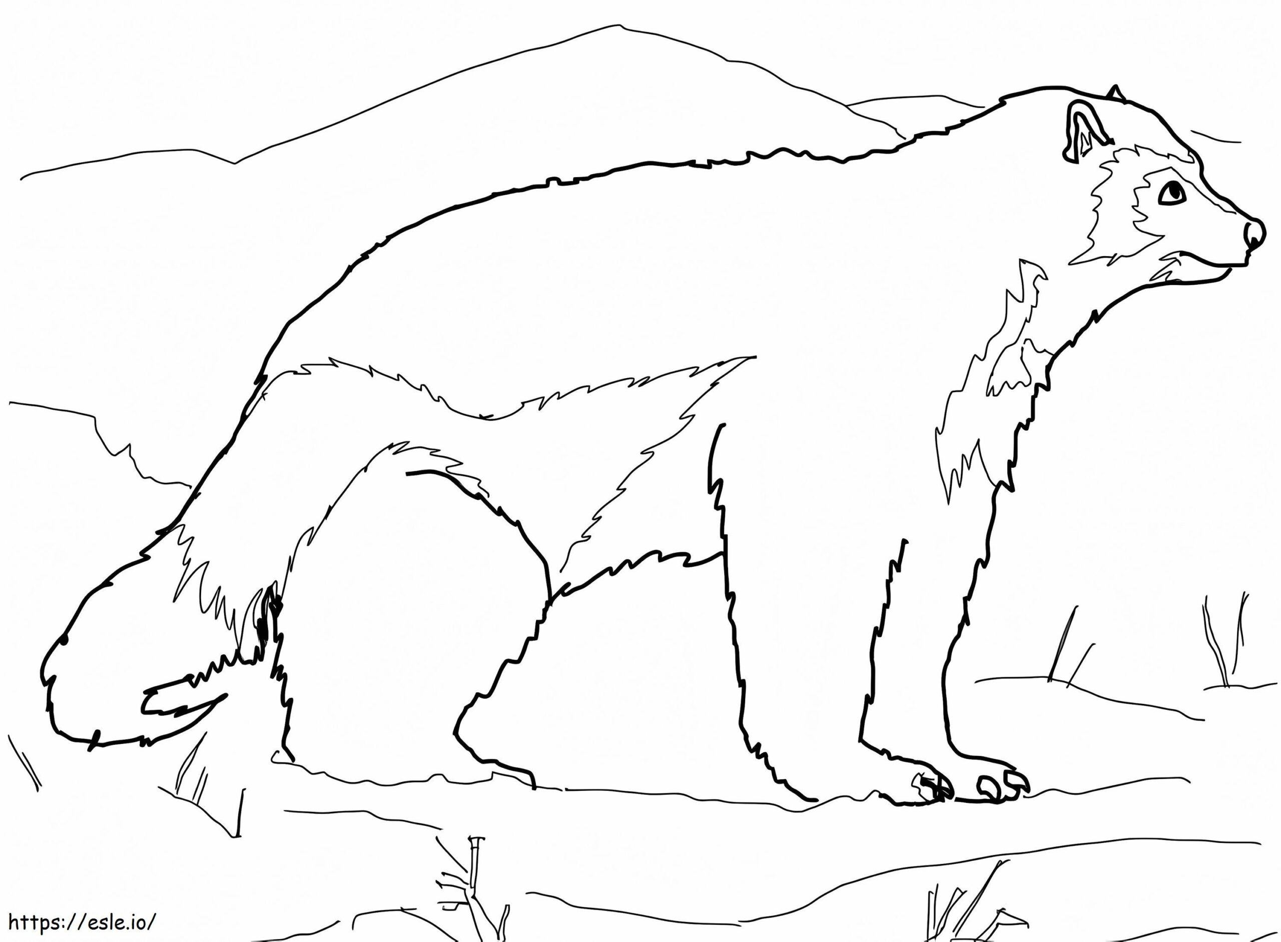 Wolverine Coloring Page