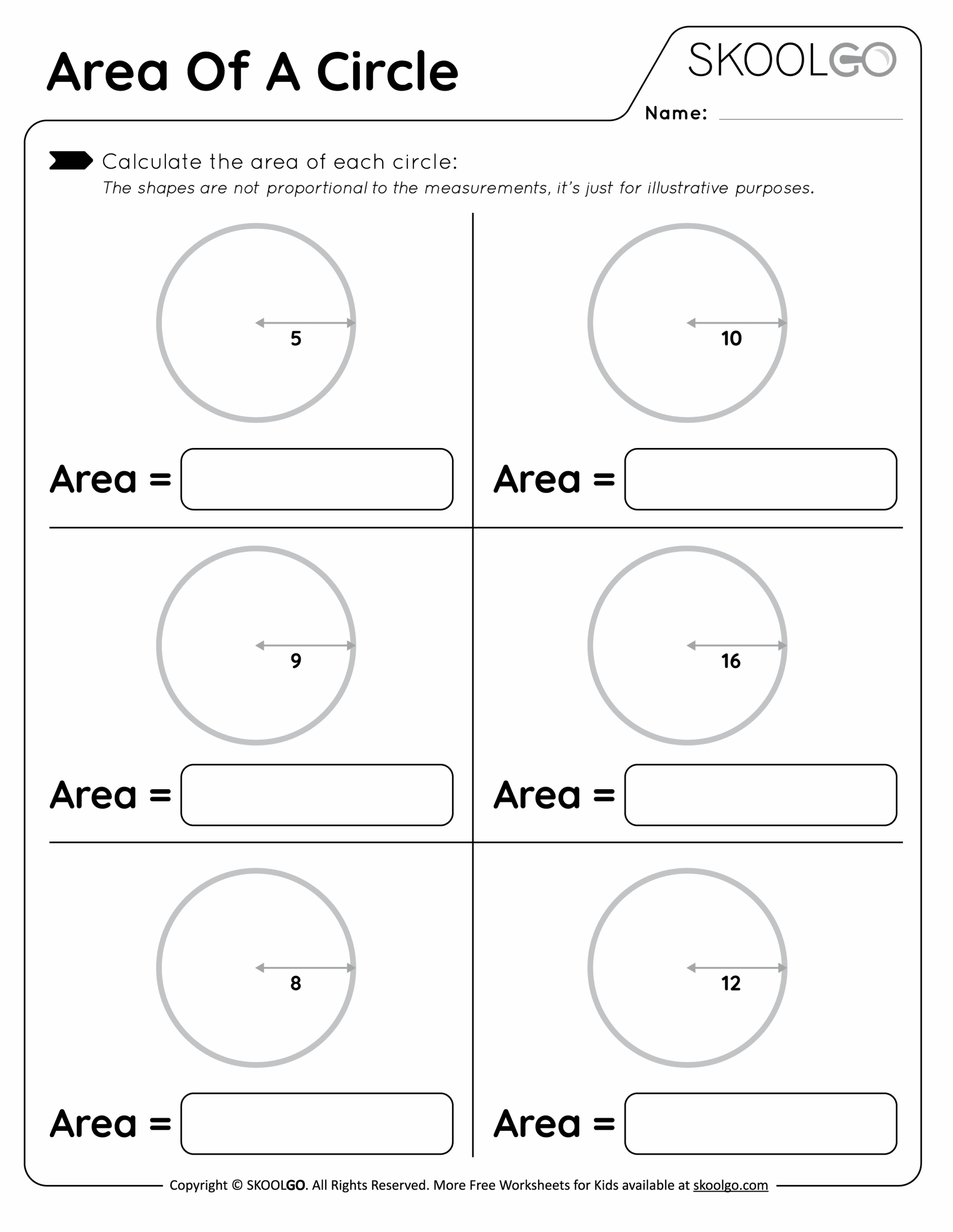 circles worksheet