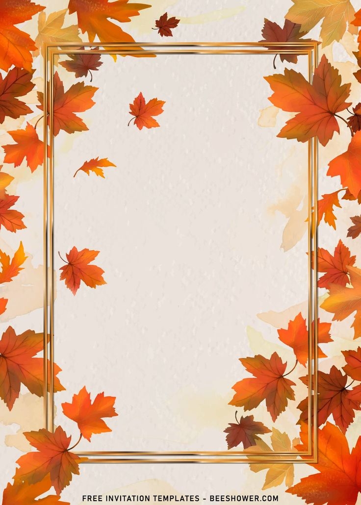 Autumn Invitation Templates Dev onallcylinders