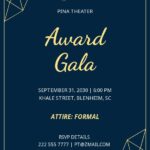 Award Gala Invitation Edit Online Download Example