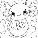 Axolotl Coloring Pages