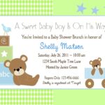 Baby Boy Babyshower Invitation Template