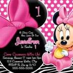 Baby Minnie Mouse Invitation Template