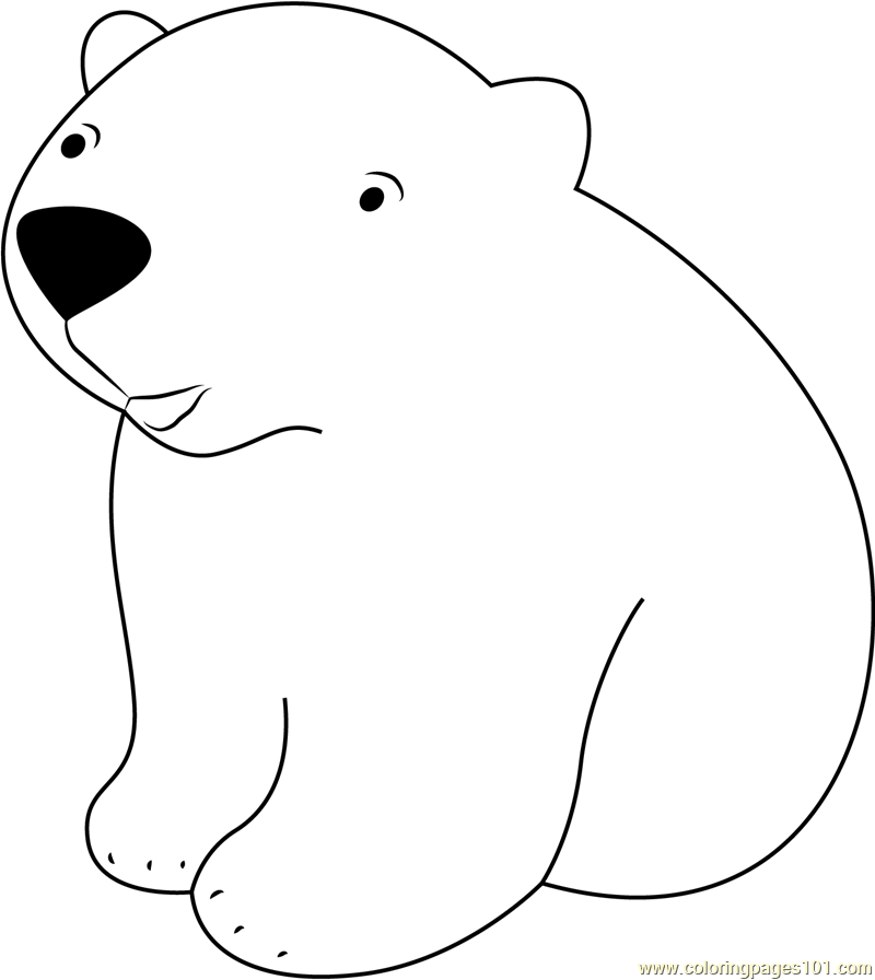 Polar Bear Coloring Pages
