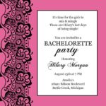 Bachelorette Invitations Templates