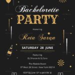 Bachelorette Invite Template Free