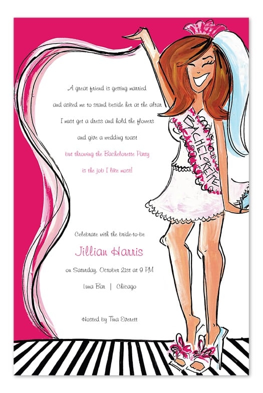 Bachelorette Invite Template Free