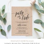 Bachelorette Party Invite Template Free Download