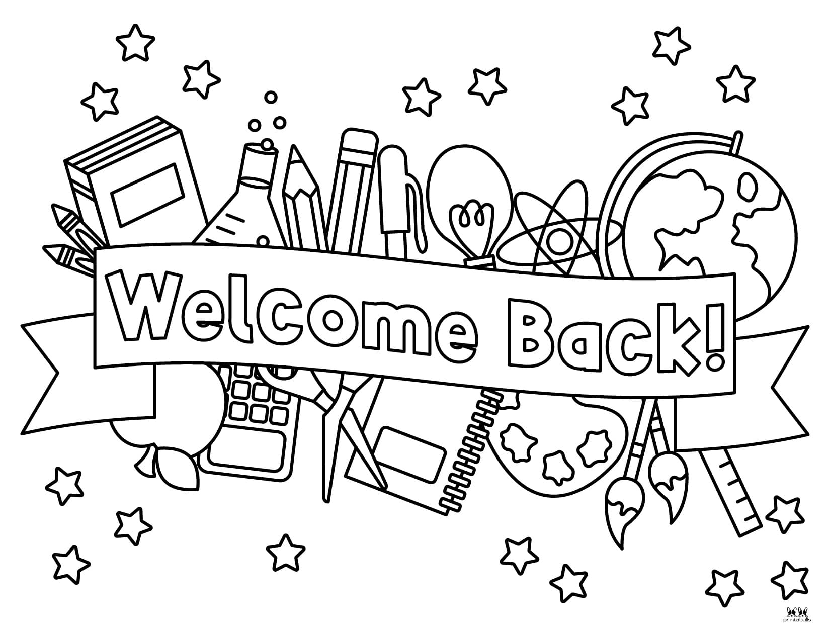 Back To School Coloring Pages 25 FREE Pages Printabulls
