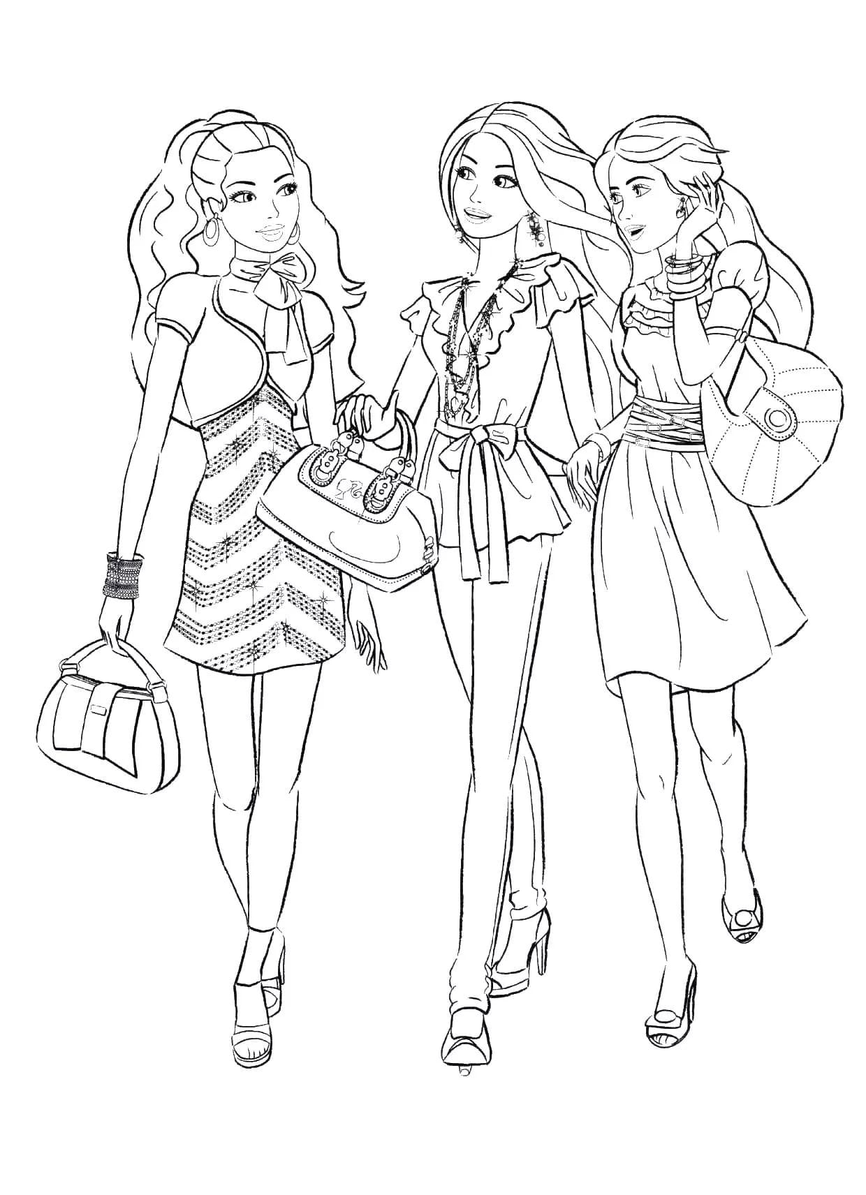 Barbie Coloring Pages Pastorbd