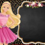 Barbie Invitation Template