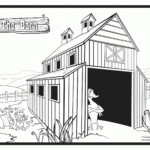 Barn Printable Coloring Pages Coloring Home