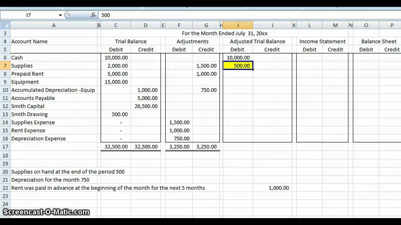 Basic accounting worksheet Db excel