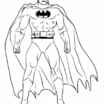 Batman 1 Coloring Page In 2023 Avengers Coloring Pages Superhero