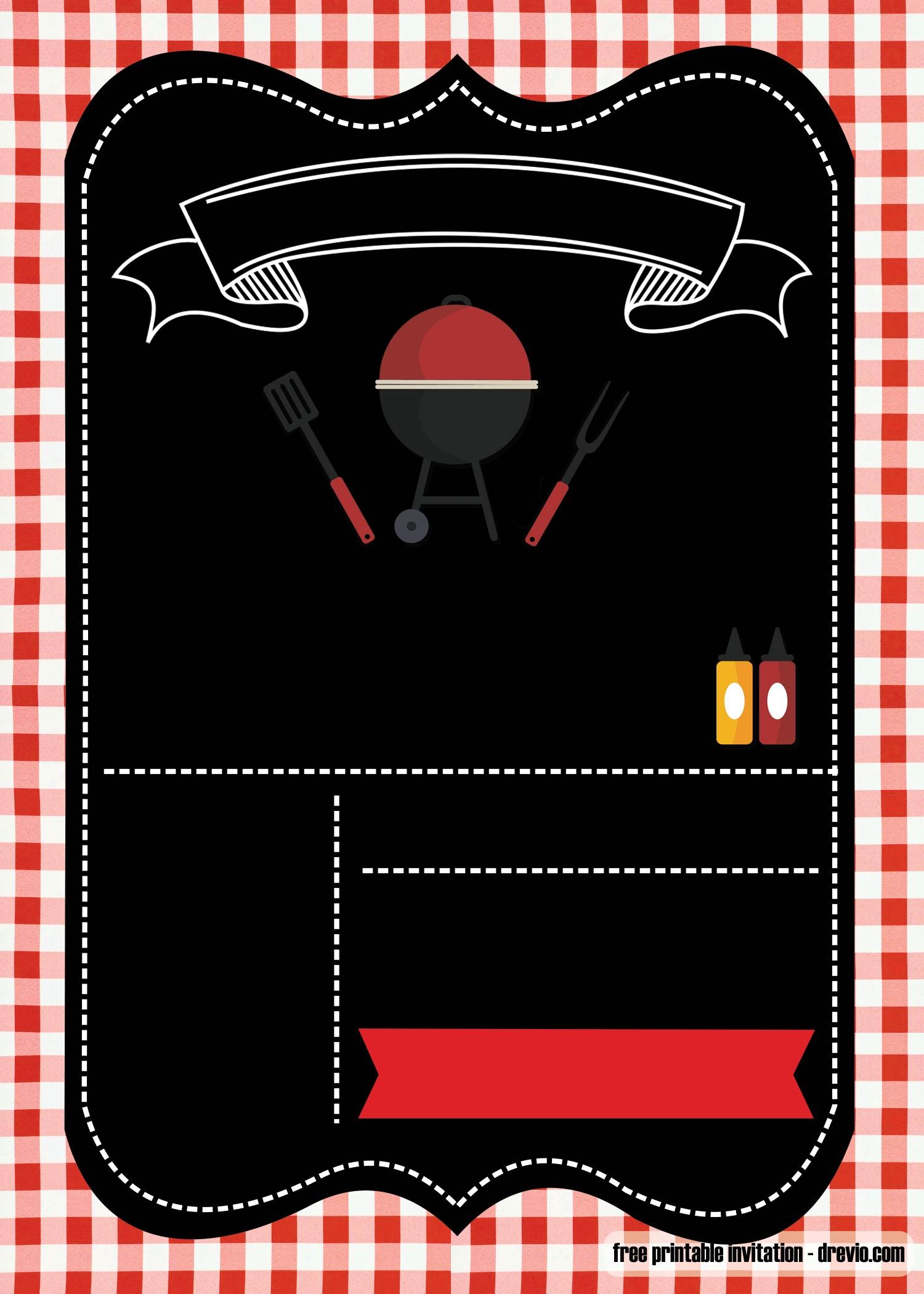Bbq Invite Template Free