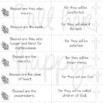 Beatitudes Worksheet Printable Coloring Page Sheet 46 OFF