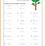 Beginner Algebra Worksheets