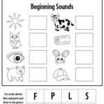 Beginning Letter Sounds Worksheets Cut And Paste Free Infoupdate