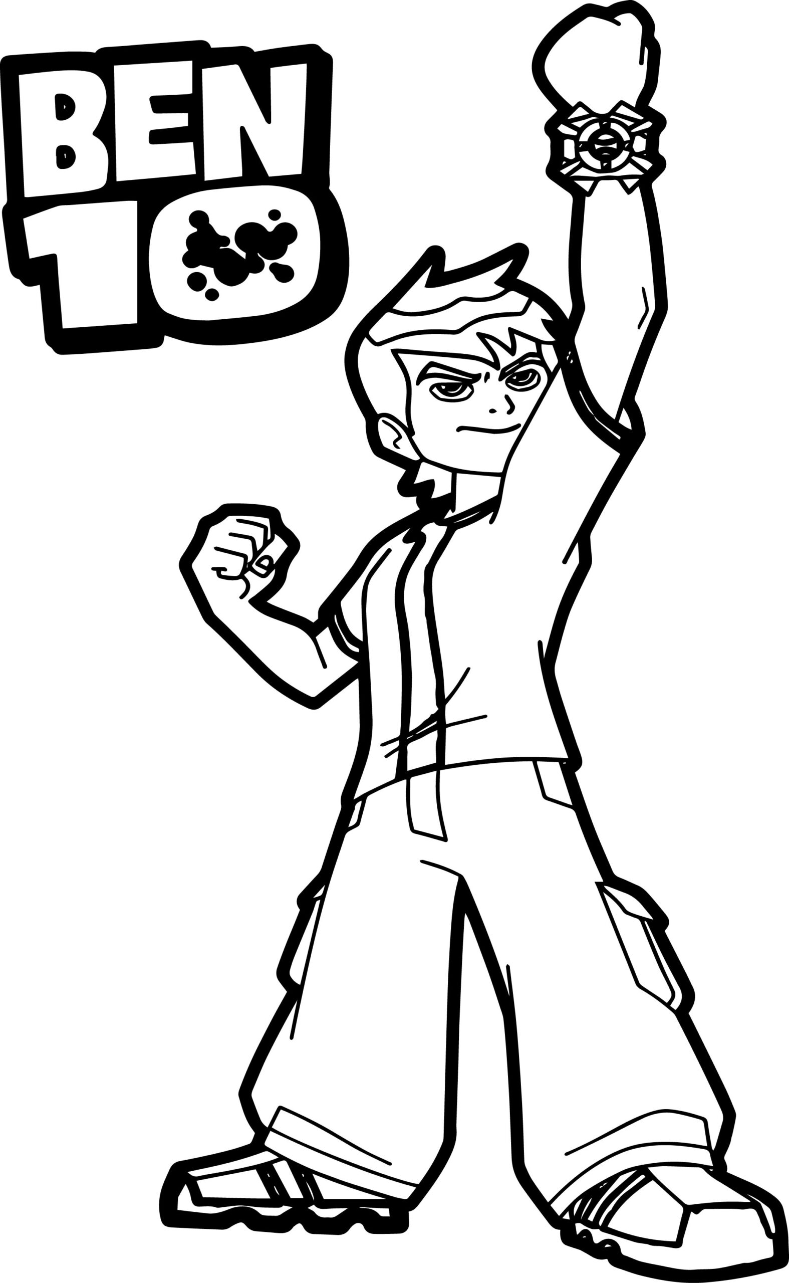 Ben Ten Coloring Pages