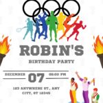 Best 12 FREE Olympics Themed Birthday Invitation Templates Artofit