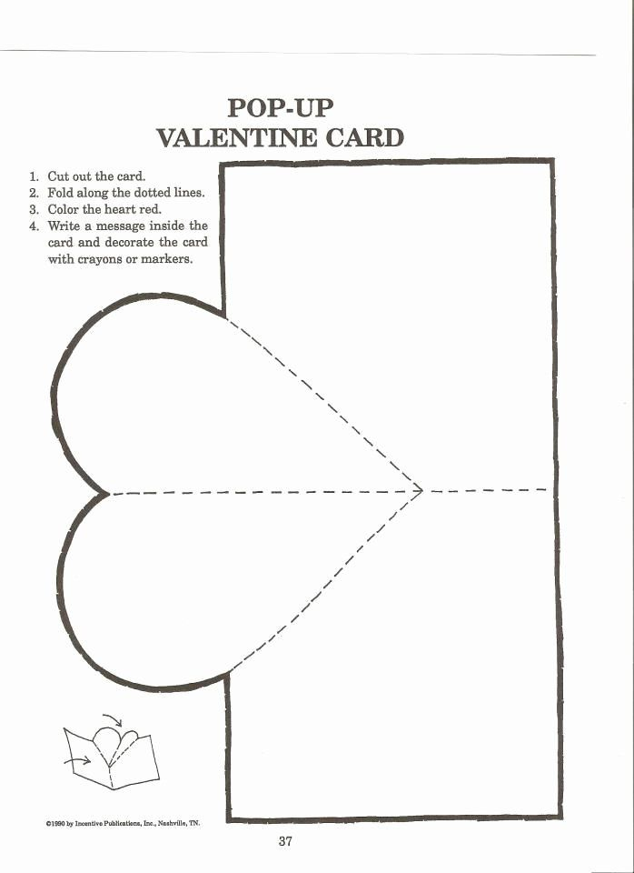 Best 13 I Love You Pop Up Card Template Beautiful Valentine Regarding I 