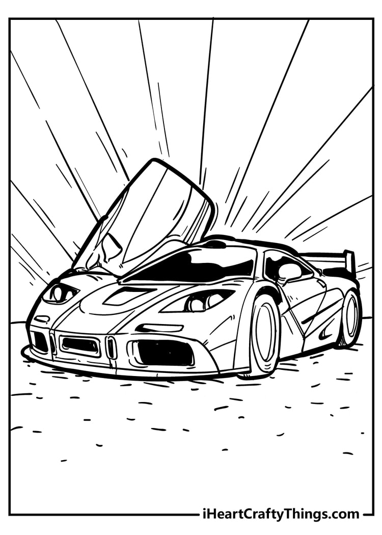 Best Cars Printable Coloring Pages Design Coloring Printable Pages My 