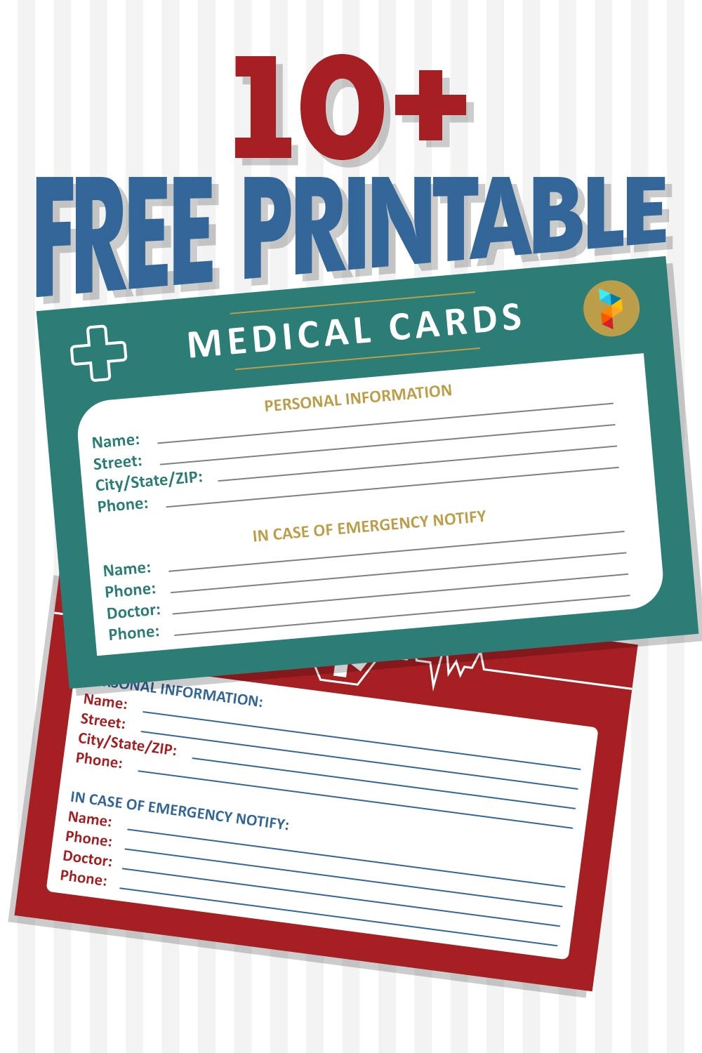 medical alert cards printable